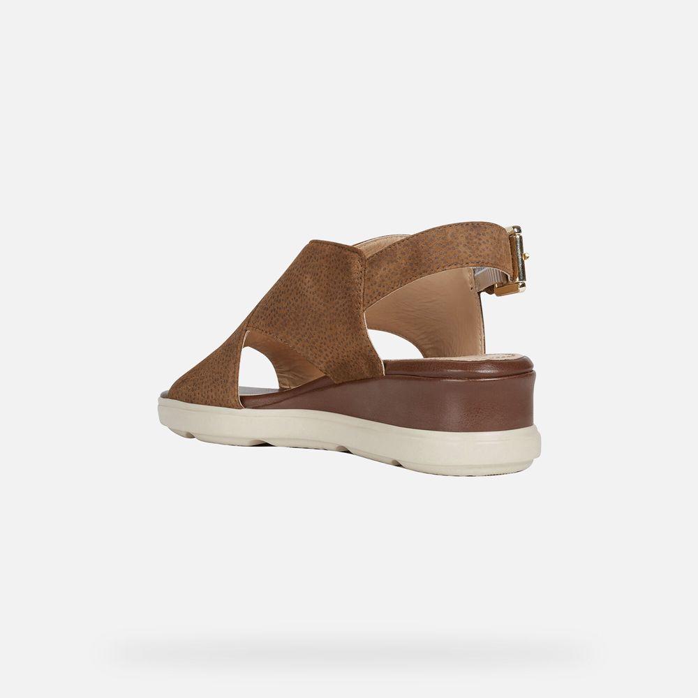 Sandalias Geox Senhora Marrom - Pisa - TOLBS0247